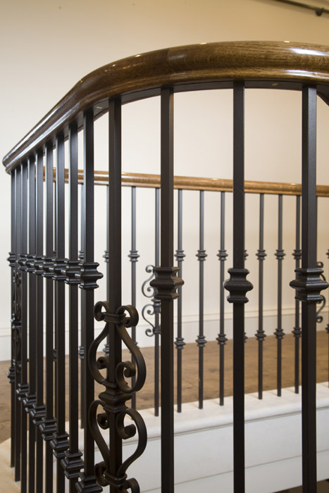 Traditional Ornate Iron Stair Railings & Balustrade