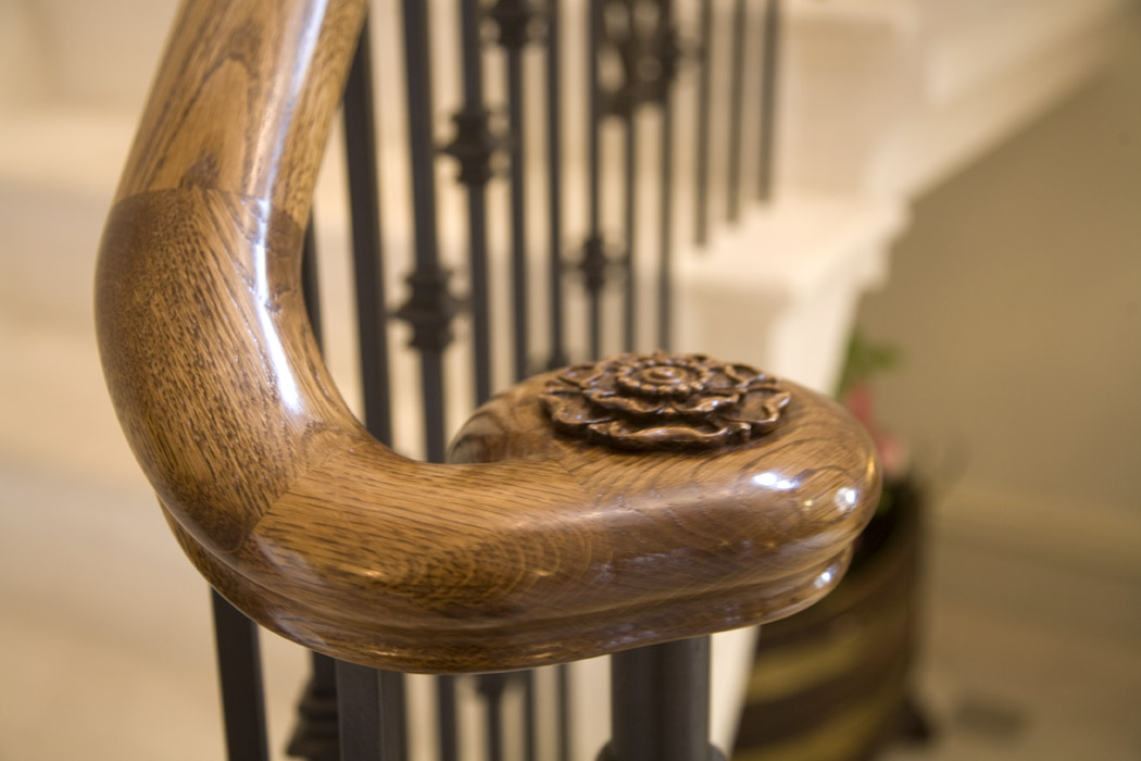 Traditional Ornate Iron Stair Railings & Balustrade