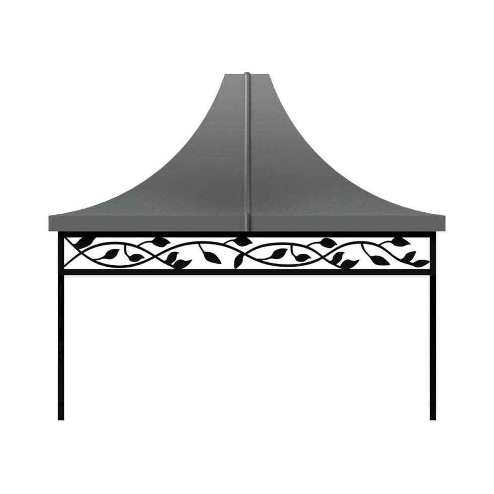 Rose Leaf Canopy Fine Iron Bespoke Metal Entrance Door Canopy