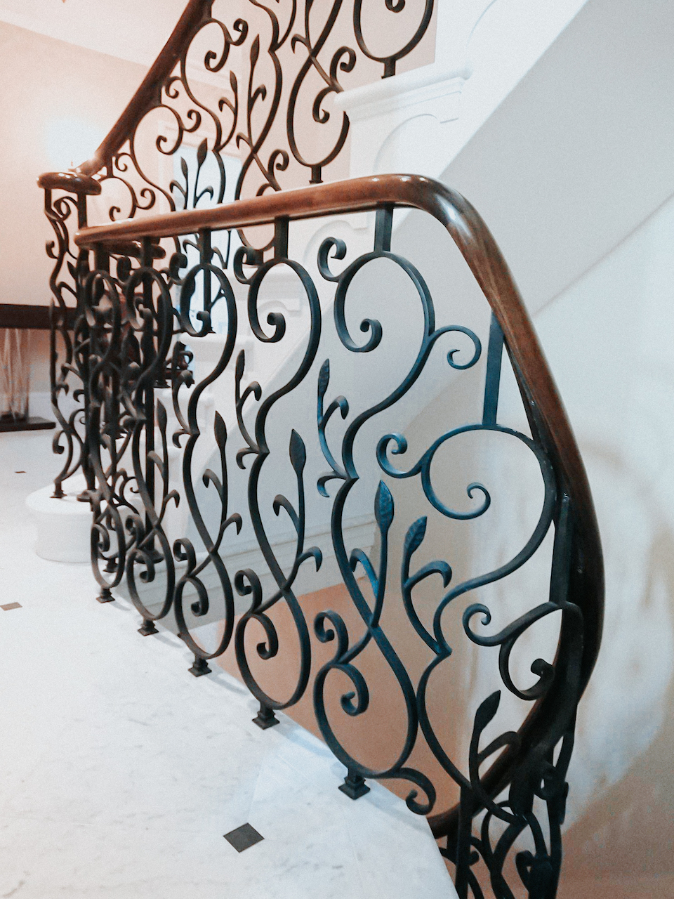 wrought iron balustrades