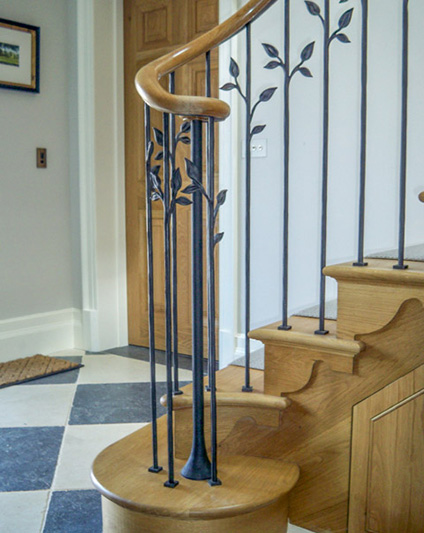 Organic Style Iron Balustrade