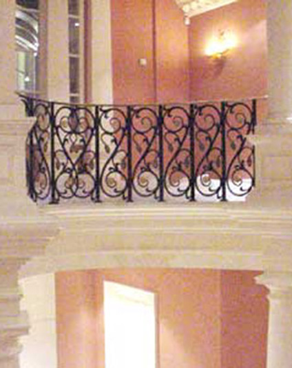 Cast Iron - Brass Handrails