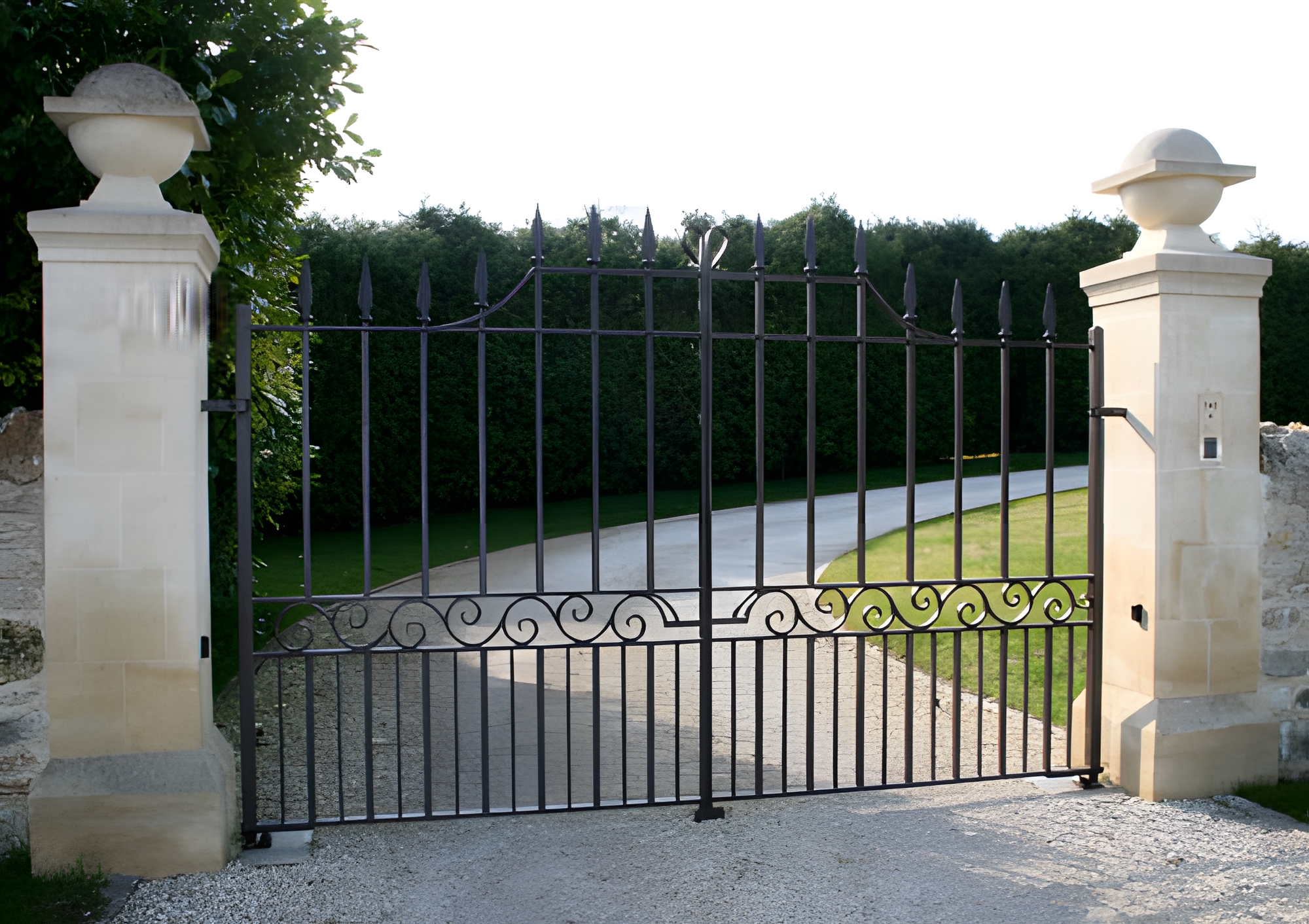 Genuine Wrought Iron Gates Genuine Wrought Iron Gates